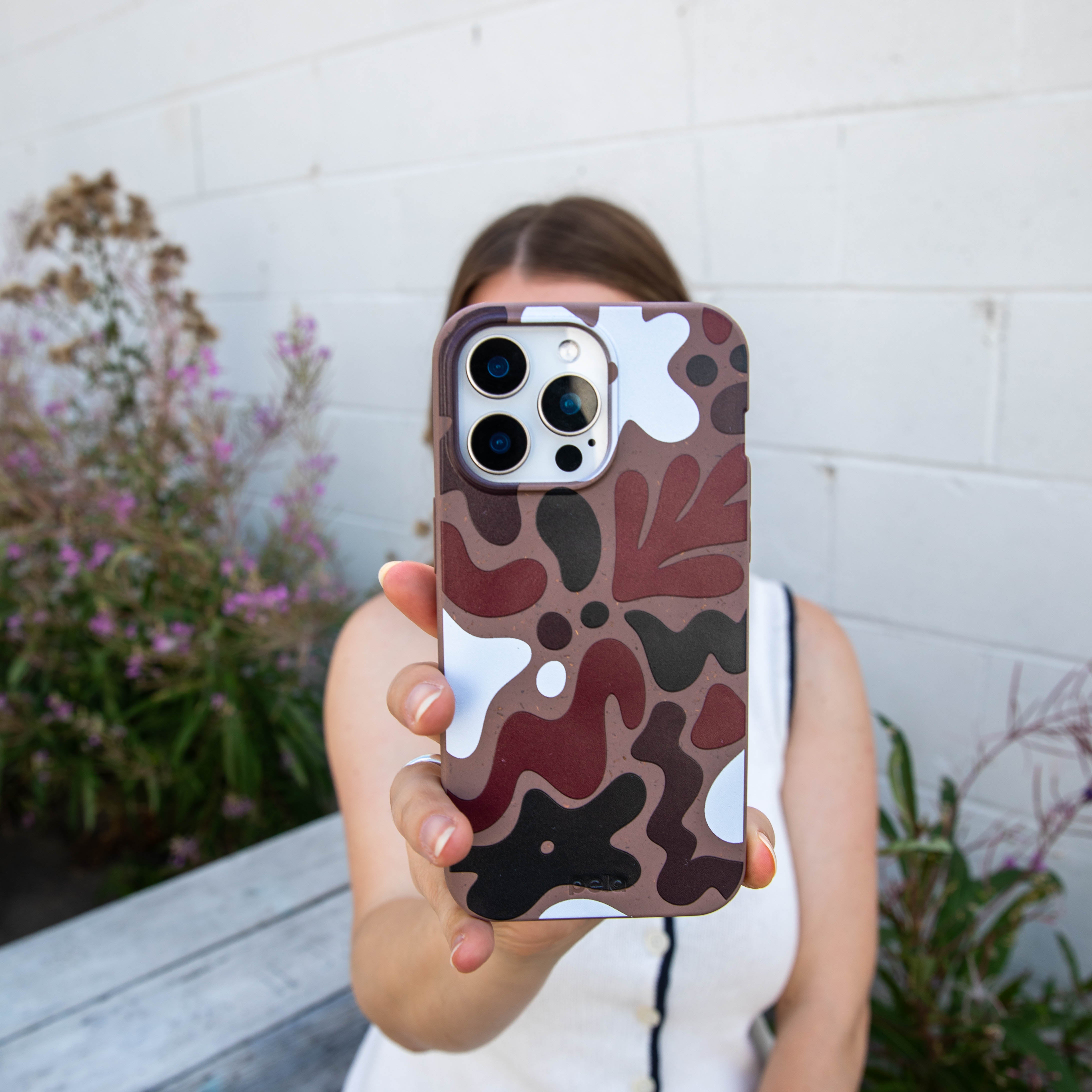 Chocolate Brown Earthy Curves Samsung Galaxy S25 Ultra Case - image 3