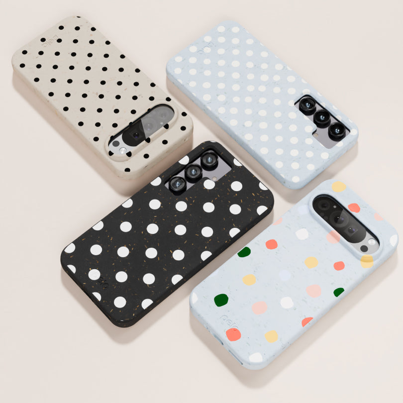 Coque Google Pixel 7 Pro à pois bleu poudre indigo - image 4