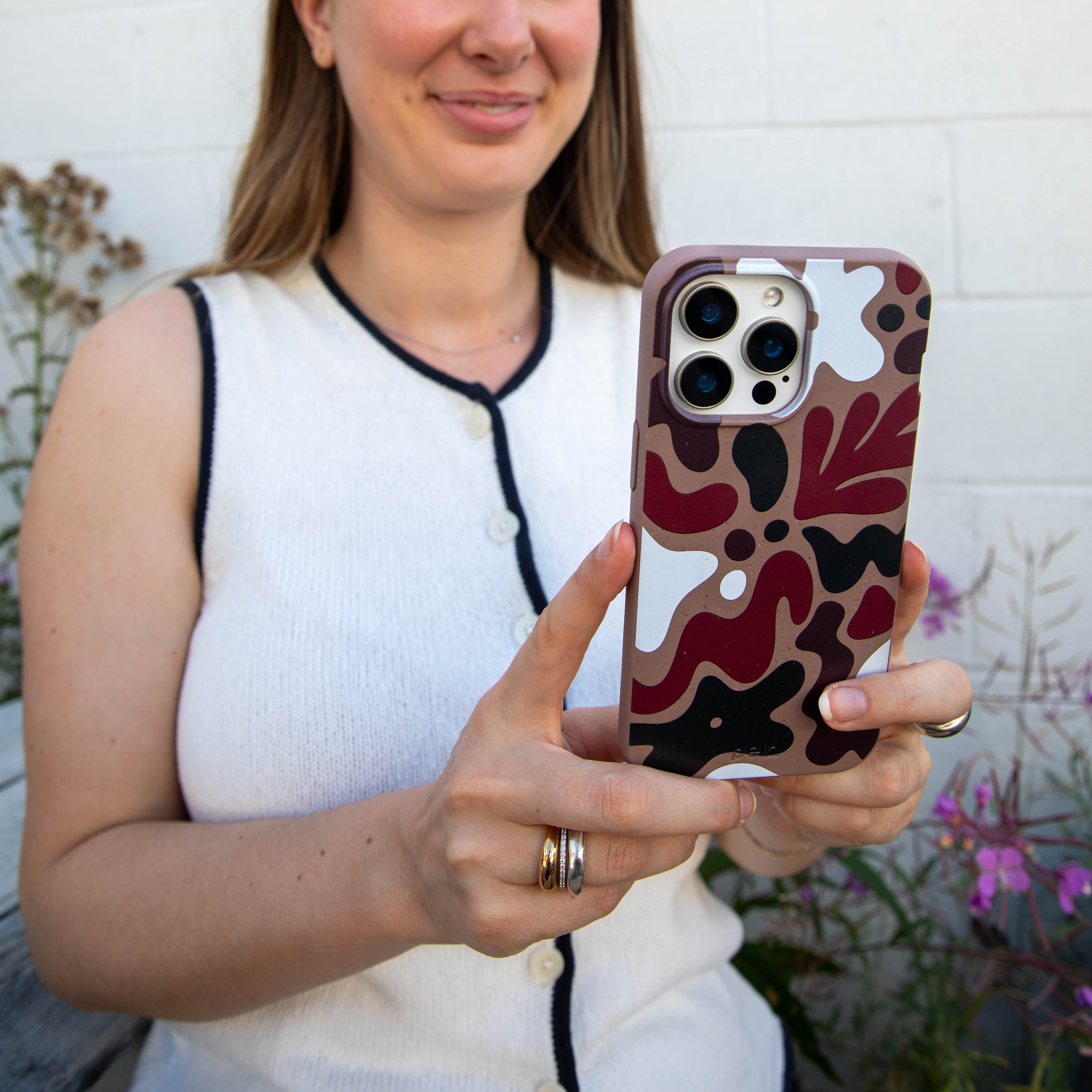 Chocolate Brown Earthy Curves Samsung Galaxy S25 Ultra Case - image 2