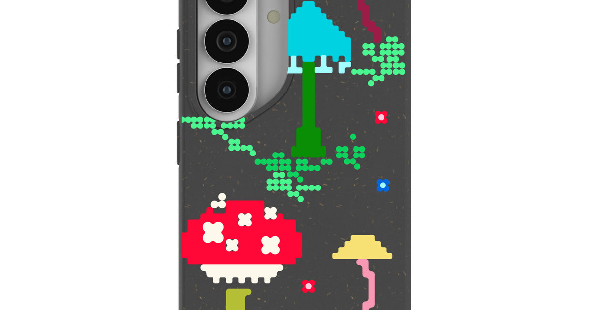 Black Byte Bloom Samsung Galaxy S26 Case – Pela Case