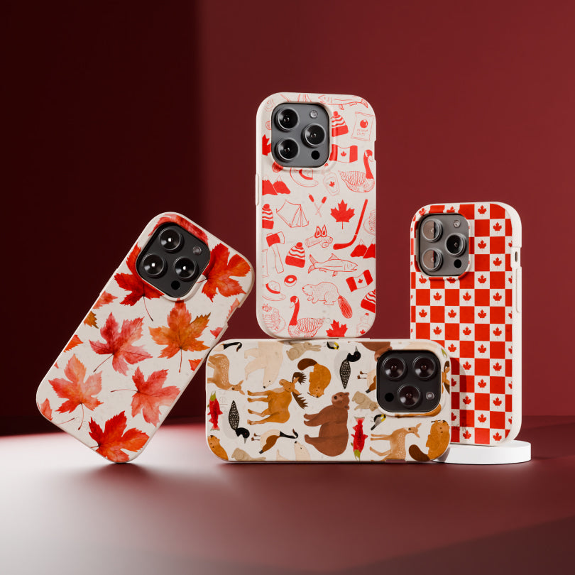 Coque pour iPhone 17 Pro Max avec drapeau canadien et coquillages - image 2