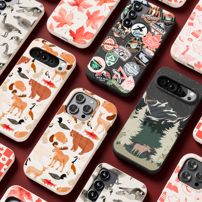 Coque pour iPhone 17 Pro Max avec drapeau canadien et coquillages - image 5