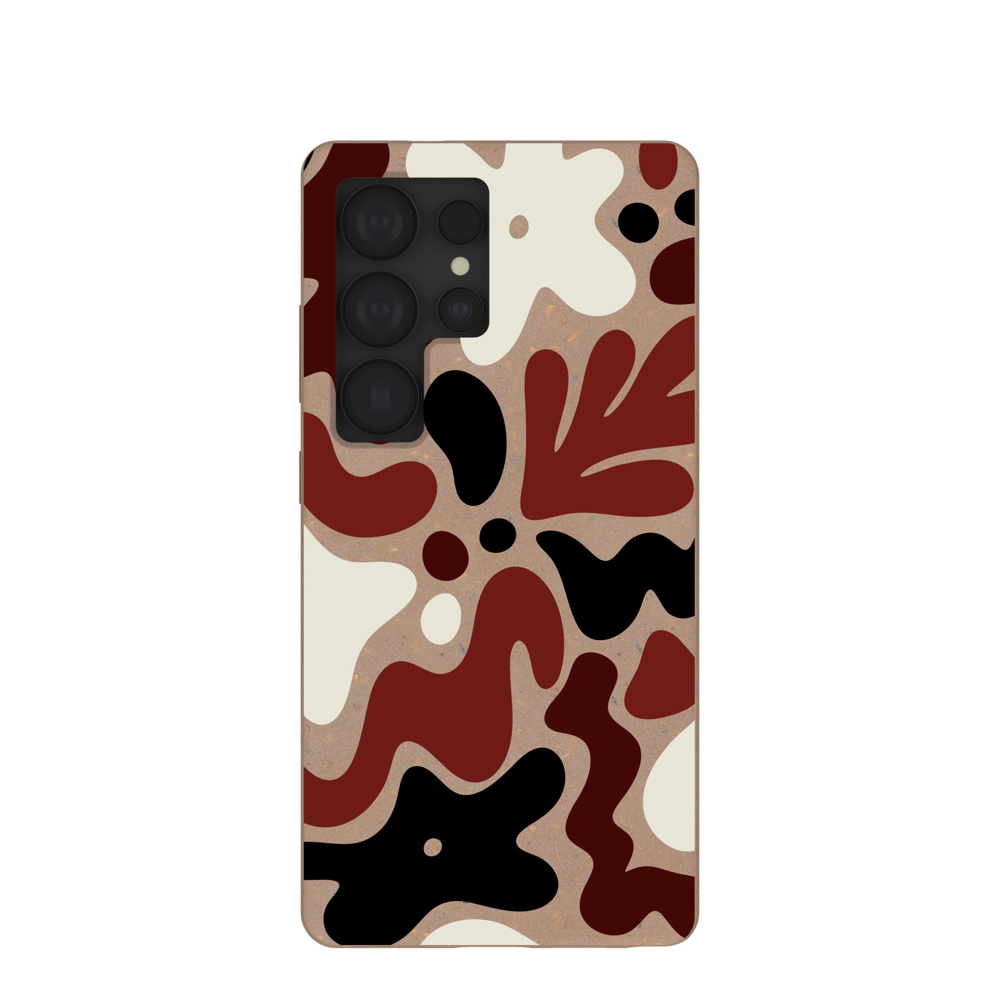 Chocolate Brown Earthy Curves Samsung Galaxy S25 Ultra Case - image 1