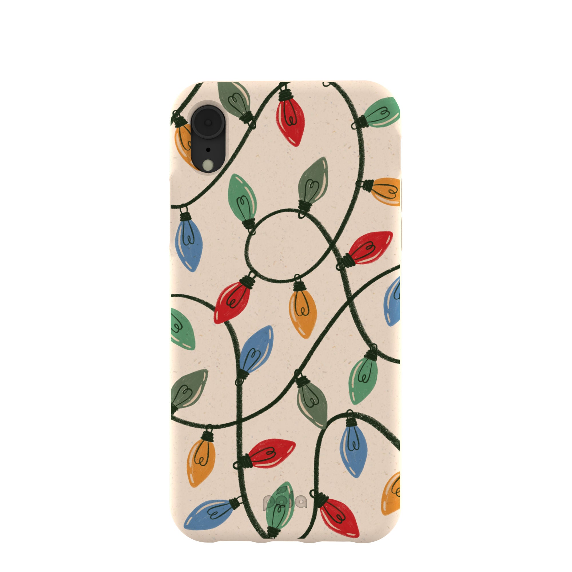 Coque iPhone XR Seashell Holiday Lights - image 1