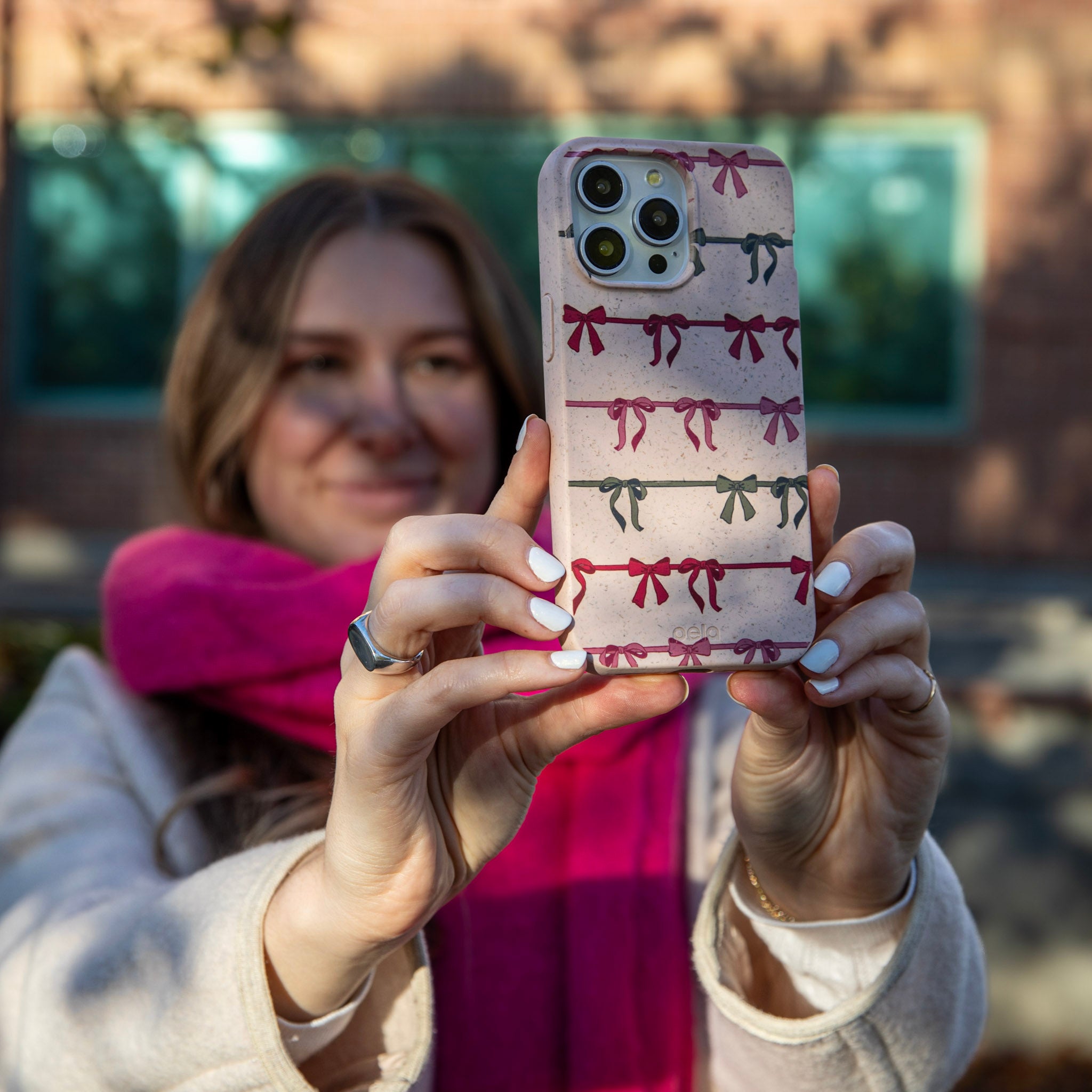 Coque pour iPhone 17 Pro Max avec nœuds de vacances en coquillage - image 3