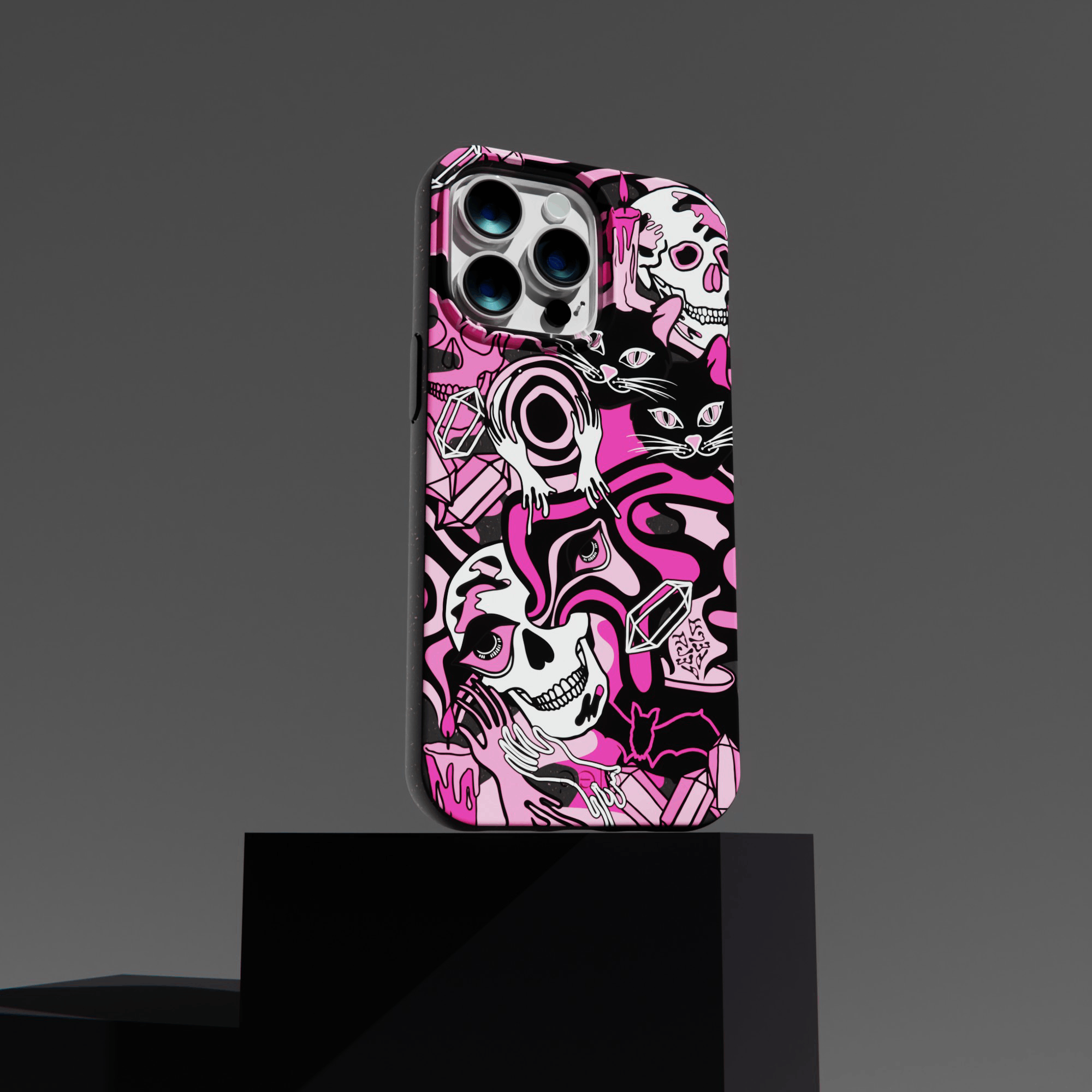 Coque noire Spellbound Ghouls pour iPhone 12 Mini - image 2