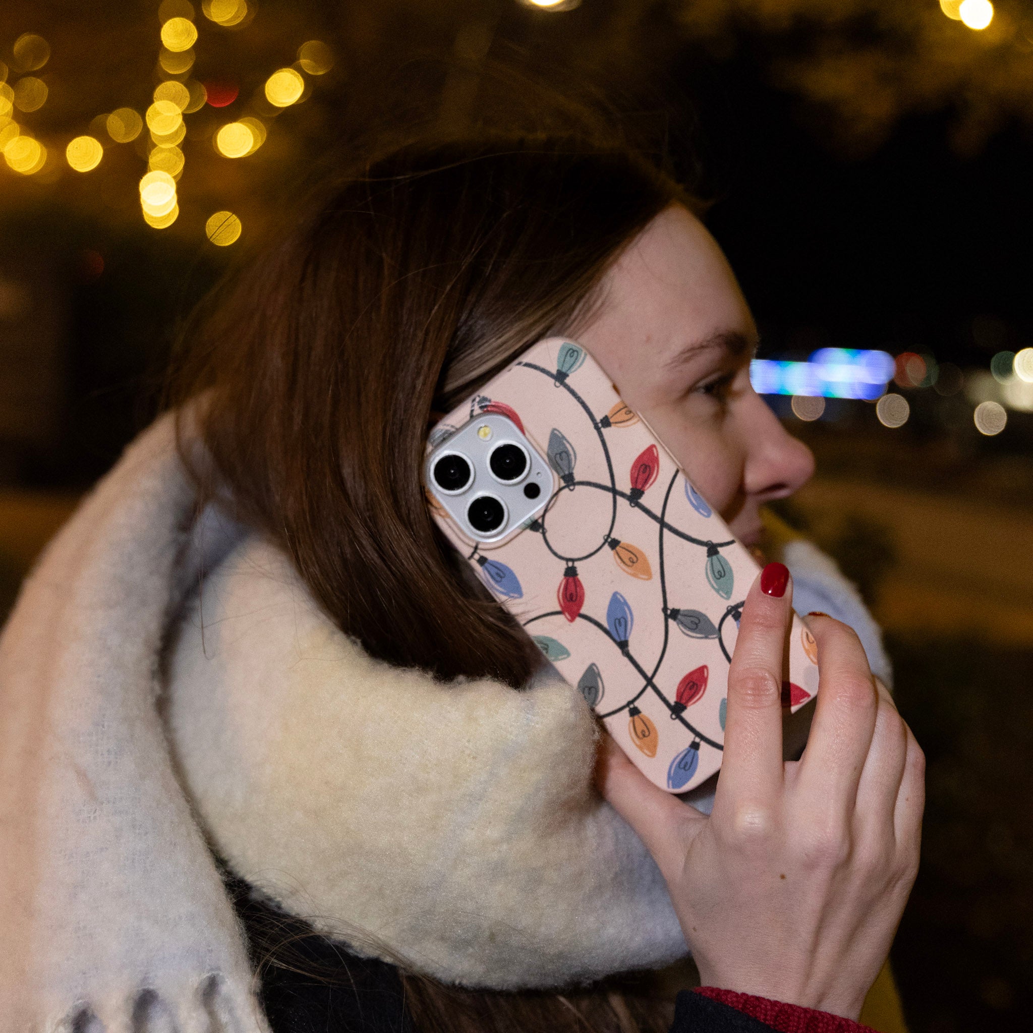 Coque iPhone XR Seashell Holiday Lights - image 3