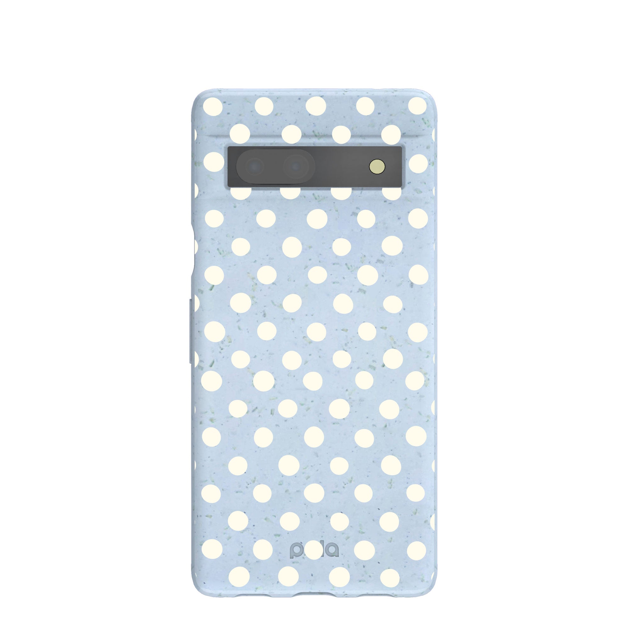 Coque Google Pixel 7a à pois bleu poudre indigo - image 1