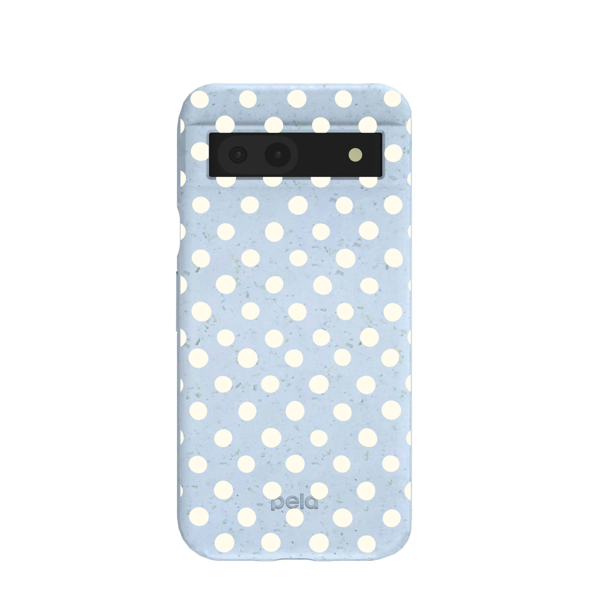 Coque Google Pixel 8a à pois bleu poudre indigo - image 1