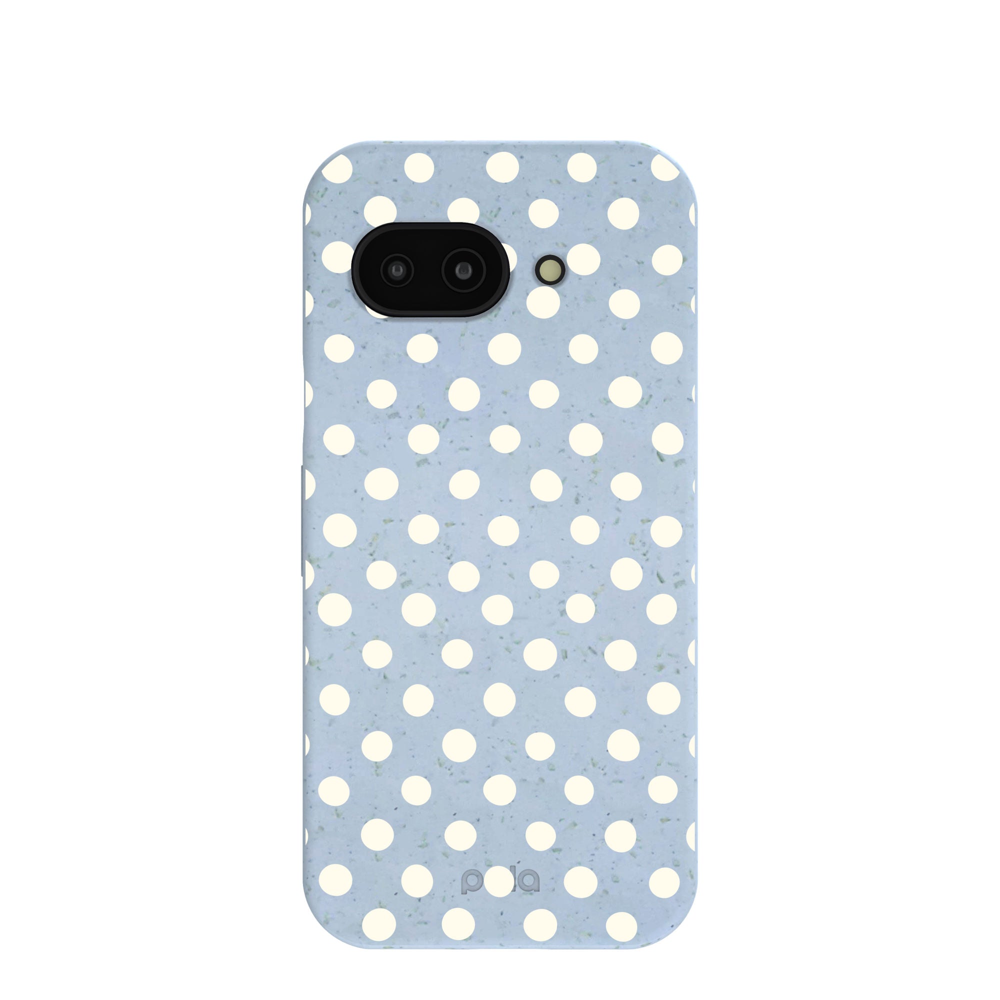 Coque Google Pixel 9a à pois bleu poudre indigo - image 1