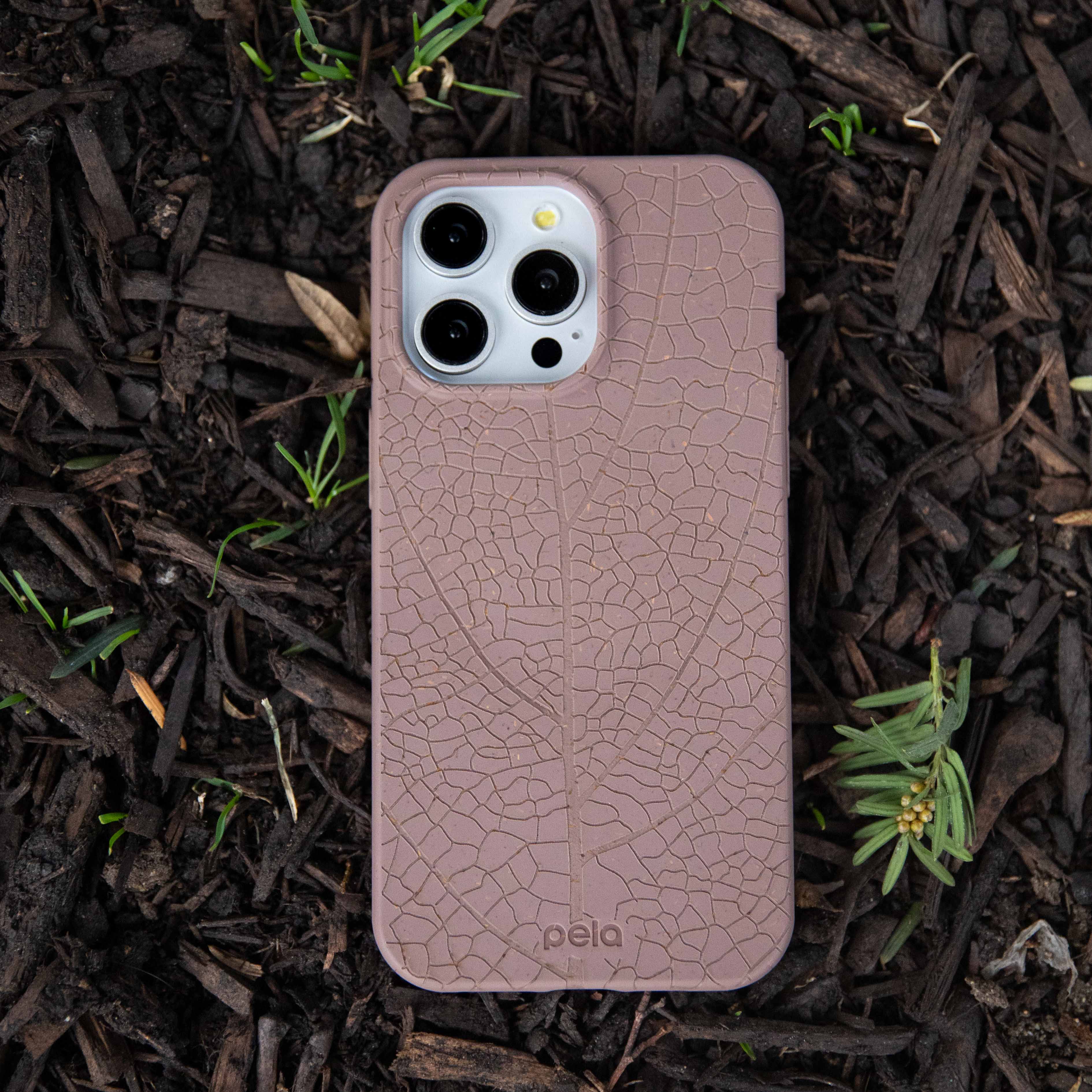 Chocolate Brown Leaf Veins iPhone 11 Case - image 4