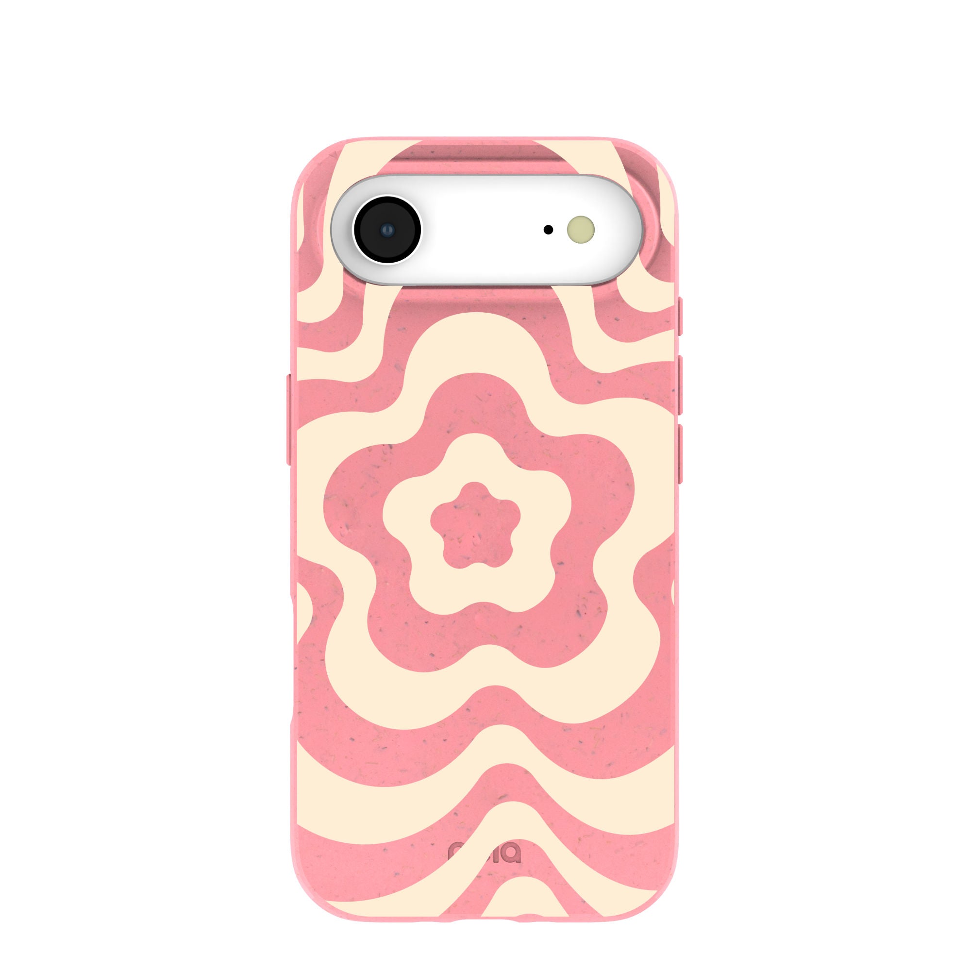 Coque iPhone Air à motif fleur du matin rose bubblegum