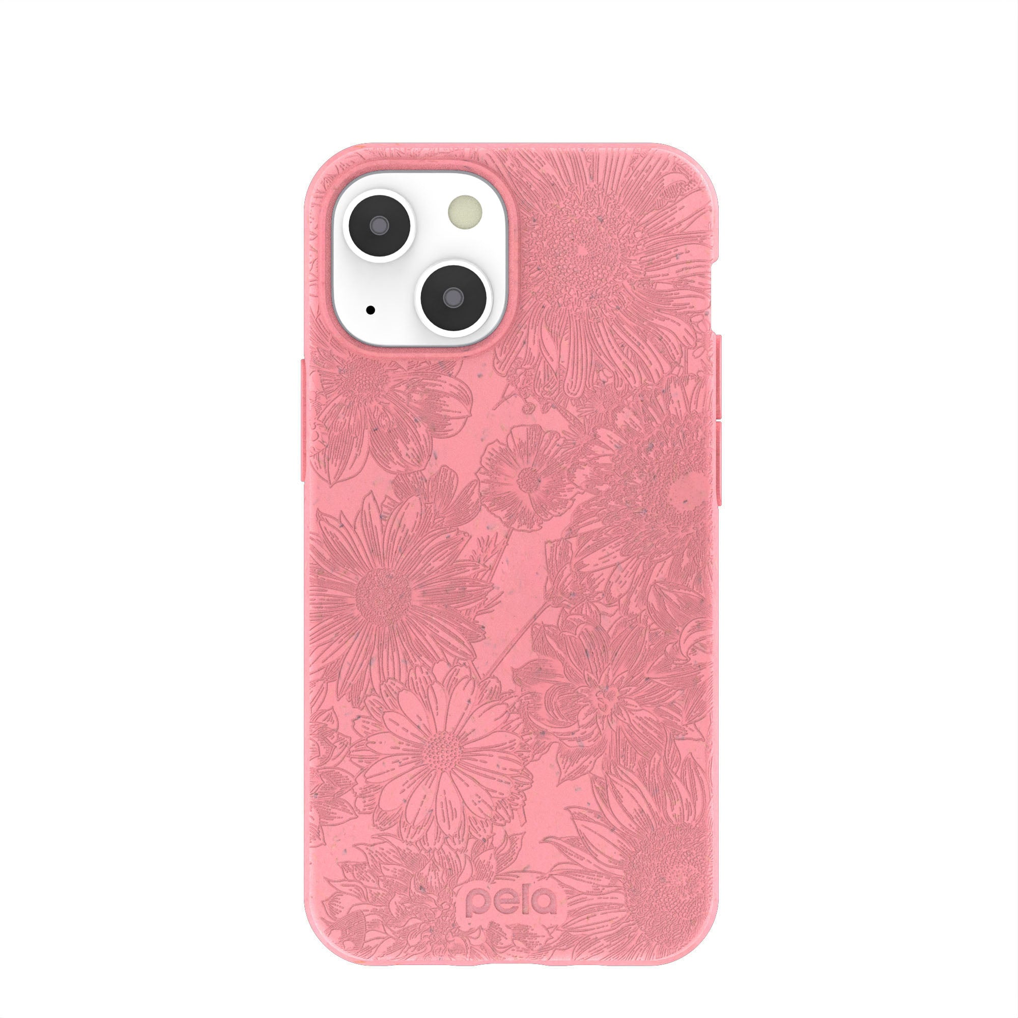 Coque Flora rose bubblegum pour iPhone 13 Mini - image 1