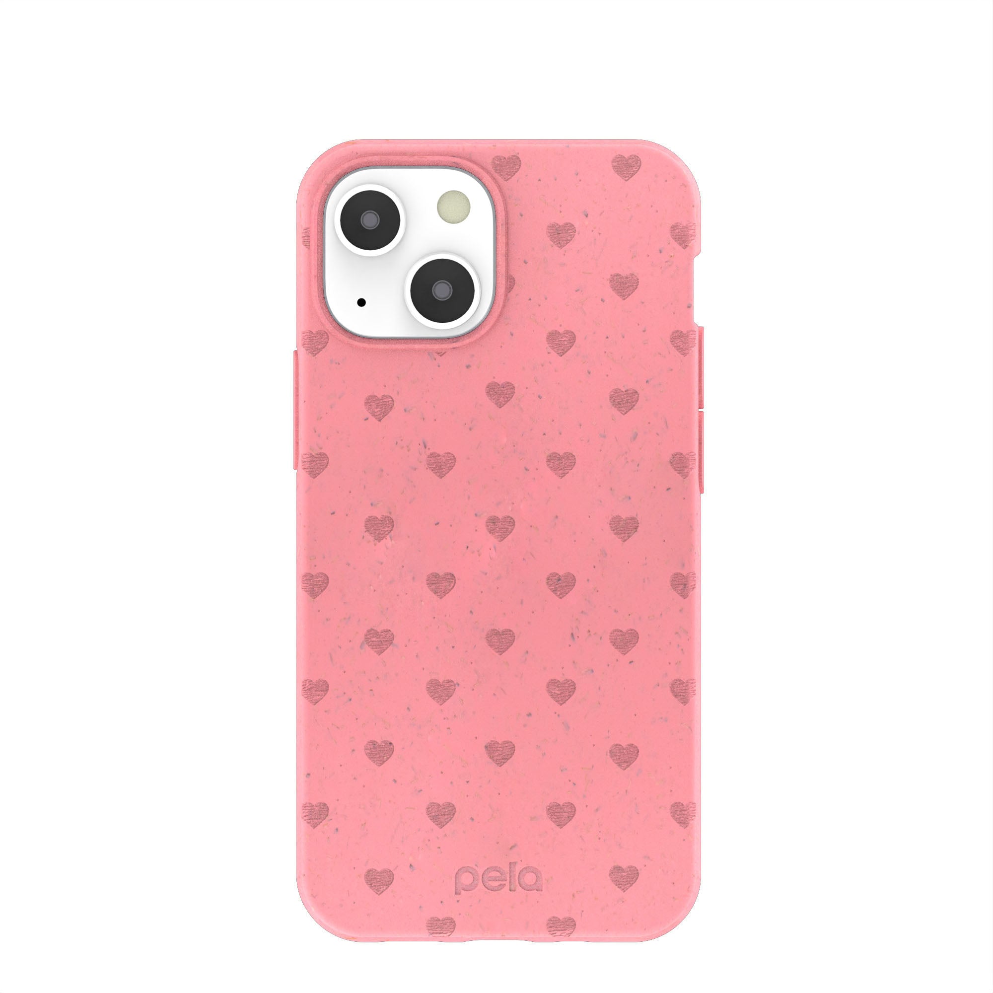 Bubblegum Pink Hearts iPhone 13 Mini Case - image 1