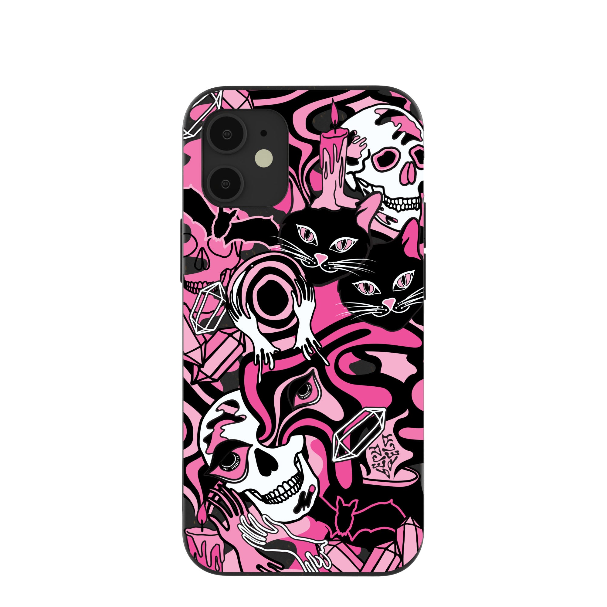 Coque noire Spellbound Ghouls pour iPhone 12 Mini - image 1