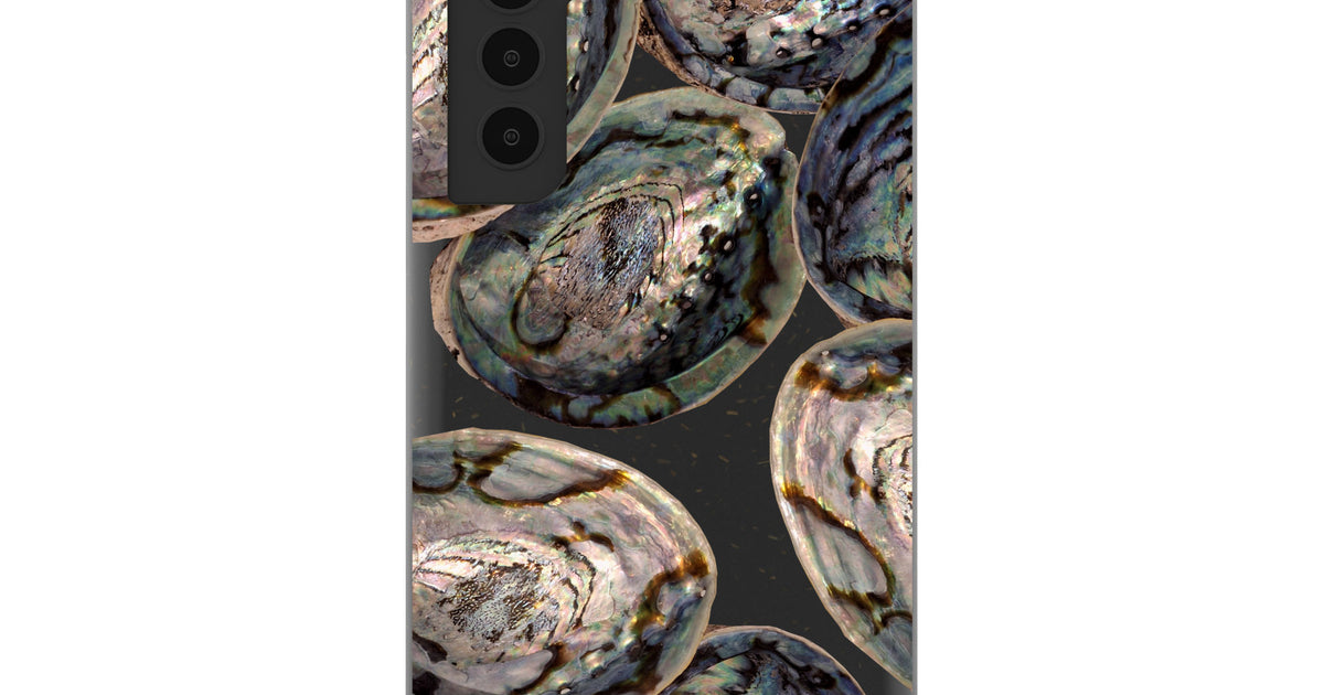 Black Abalone Shells Samsung Galaxy S21 Case – Pela Case
