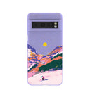 Coque Google Pixel 8 Pro Lavande Coucher de soleil alpin