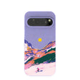 Coque Google Pixel 9/9 Pro Lavande Coucher de soleil alpin