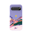 Coque Google Pixel 9/9 Pro Lavande Coucher de soleil alpin