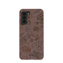 Coque Samsung Galaxy S21 Chocolat Brun Bonbons d'Automne
