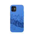 Coque de ski de fond bleu électrique pour iPhone 12 Mini