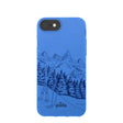 Coque de ski de fond bleu électrique pour iPhone 6/6s/7/8/SE