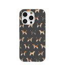Coque Beagle Buds noire pour iPhone 16 Pro