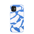 Coque pour iPhone 12 Mini Bélugas bleu électrique