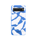 Coque Google Pixel 8 à motif Bélugas bleu électrique