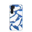 Coque Samsung Galaxy S25+(Plus) Bélugas bleu électrique