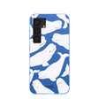 Coque Samsung Galaxy S25 Bélugas bleu électrique