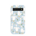 Coque Google Pixel 8a à motif de Quackers bleu poudre
