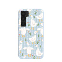 Powder Blue Blooming Quackers Samsung Galaxy S25+(Plus) Case