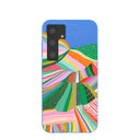 Electric Blue Bloomstatic Samsung Galaxy S24 Case