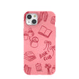 Bubblegum Pink Book Club iPhone 15 Plus Case