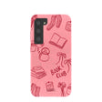 Bubblegum Pink Book Club Samsung Galaxy S23 Case