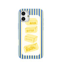 Electric Blue Butter Bars iPhone 16 Plus Case