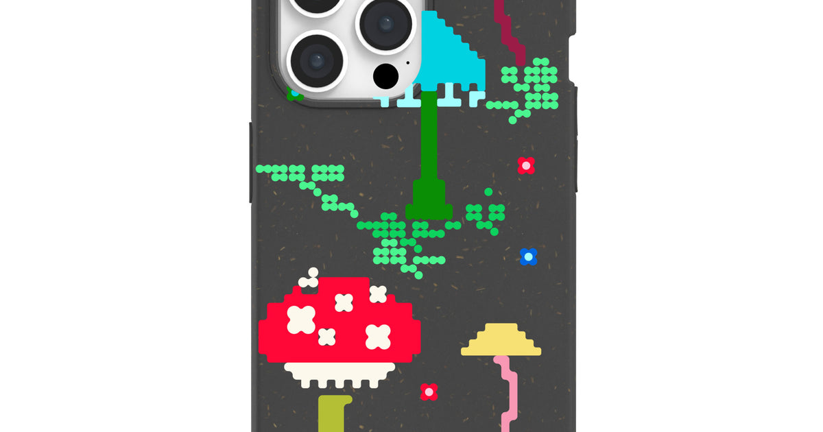 Black Byte Bloom iPhone 15 Pro Max Case – Pela Case