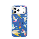 Electric Blue Calm Ascent iPhone 17 Pro Max Case