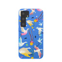 Electric Blue Calm Ascent Samsung Galaxy S24 Case