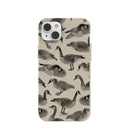 Coque pour iPhone 14 Plus London Fog et Oies canadiennes