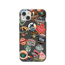 Black Canadian Stickers iPhone 14 Plus Case