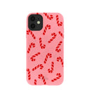 Coque pour iPhone 11 Candy Cane Chaos rose bonbon