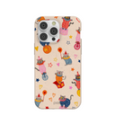 Coque iPhone 14 Pro Max Motif Clowns et Chats Coquillages