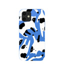 Coque chat vache bleu électrique pour iPhone 12/iPhone 12 Pro