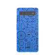 Electric Blue Changing Gears Google Pixel 6a Case