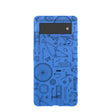 Electric Blue Changing Gears Google Pixel 6 Case