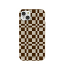 London Fog Chestnut Checkers iPhone 14 Plus Case