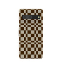 Coque pour Google Pixel 7 à motif London Fog Chestnut Checkers