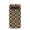 Coque pour Google Pixel 8a à motif London Fog Chestnut Checkers